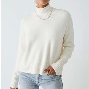NWT XS Free people, white sweater.